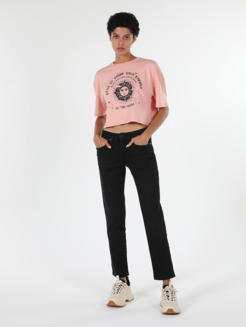 Показати інформацію про 892 Alına Джинси Жіночі Чорні Бойфренди Cl1051968