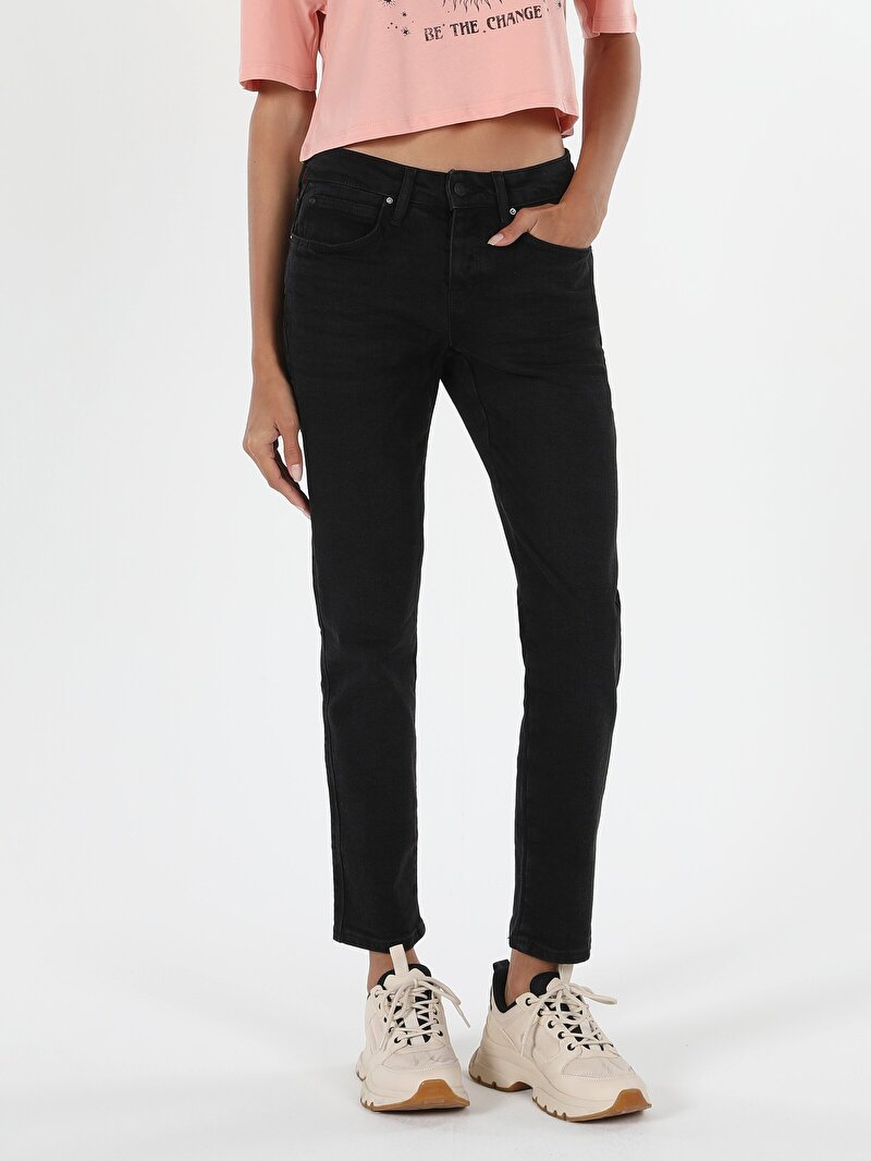 Показати інформацію про 892 Alına Джинси Жіночі Чорні Бойфренди Cl1051968