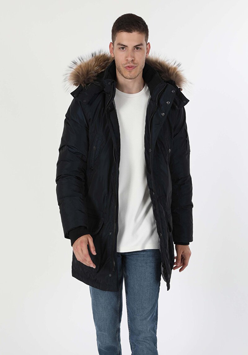 Зображення Пальто Чоловіче Синє  Cl1055604