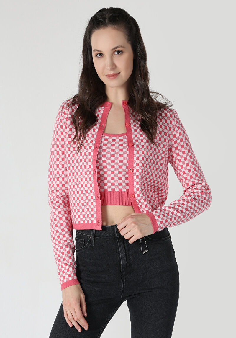 Показати інформацію про Кардиган Жіночий Рожевий  Cl1062830