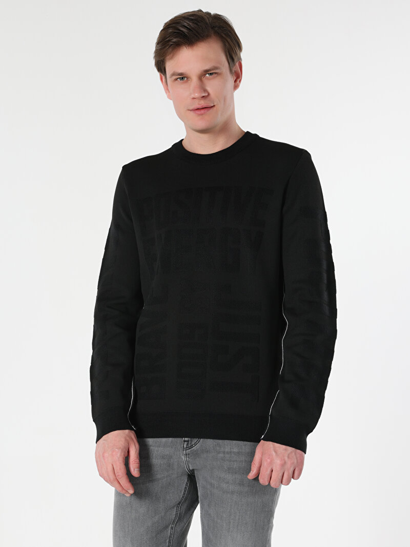 Показати інформацію про Светр Чоловічий Чорний  Cl1062328