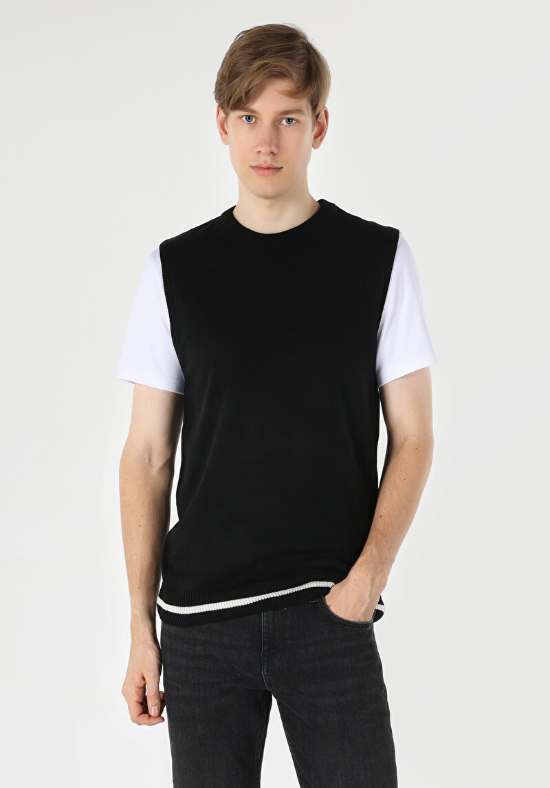 Показати інформацію про Светр Чоловічий Чорний  Cl1064522