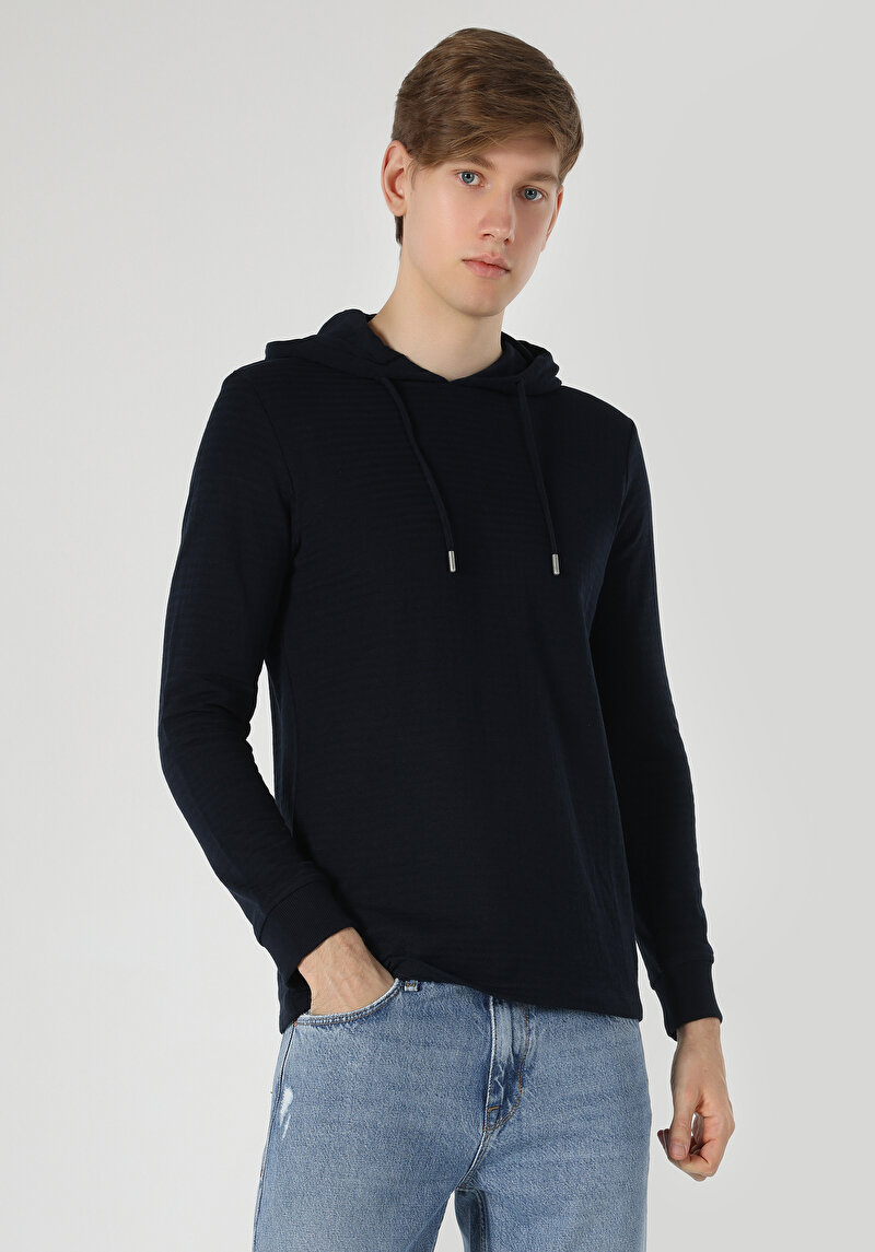 Показати інформацію про Футболка З Довгим Рукавом Чоловіча Синя  Cl1061693