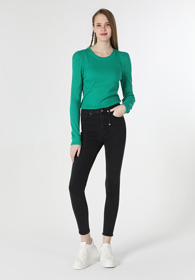 Показати інформацію про Футболка З Довгим Рукавом Жіноча Зелена  Cl1061930