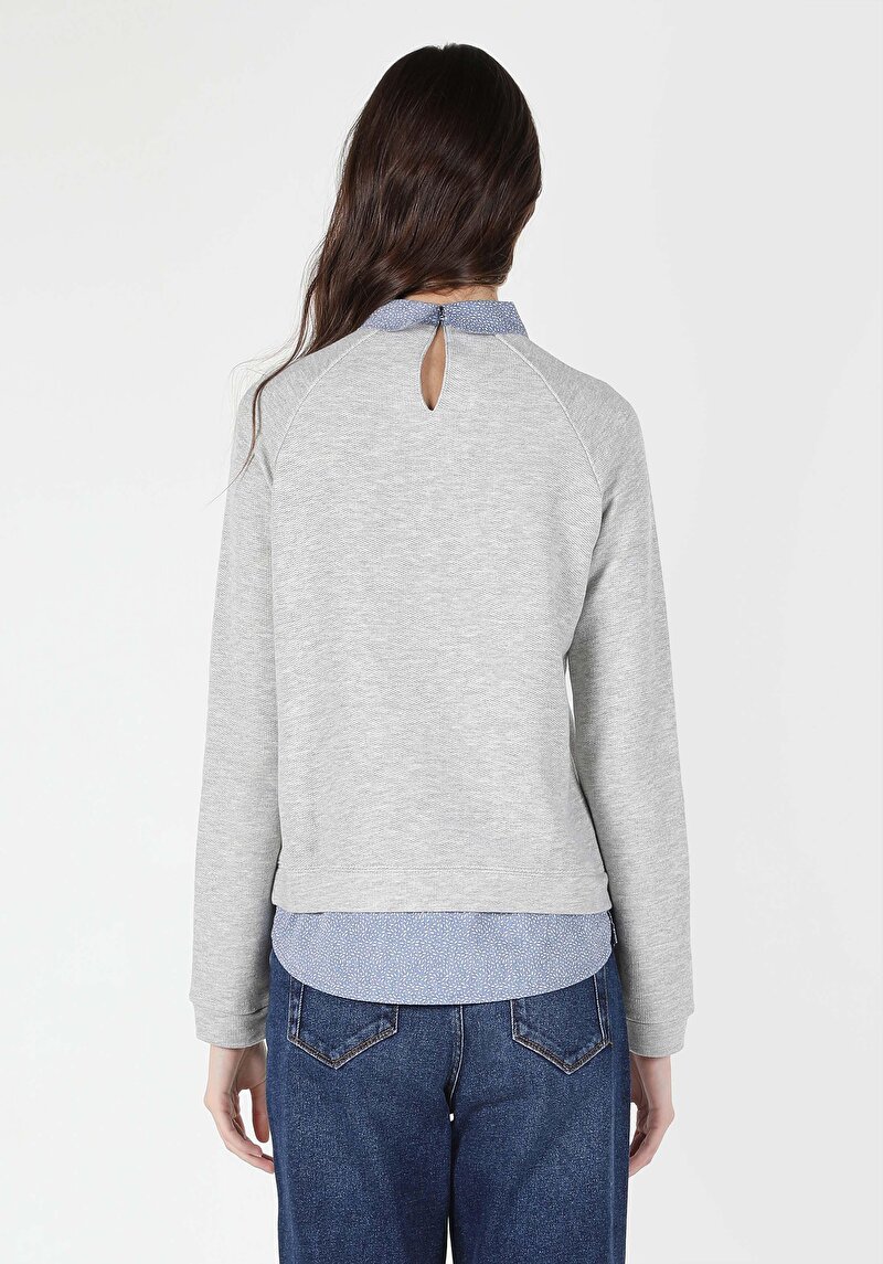 Показати інформацію про Футболка З Довгим Рукавом Жіноча Сіра  Cl1062249