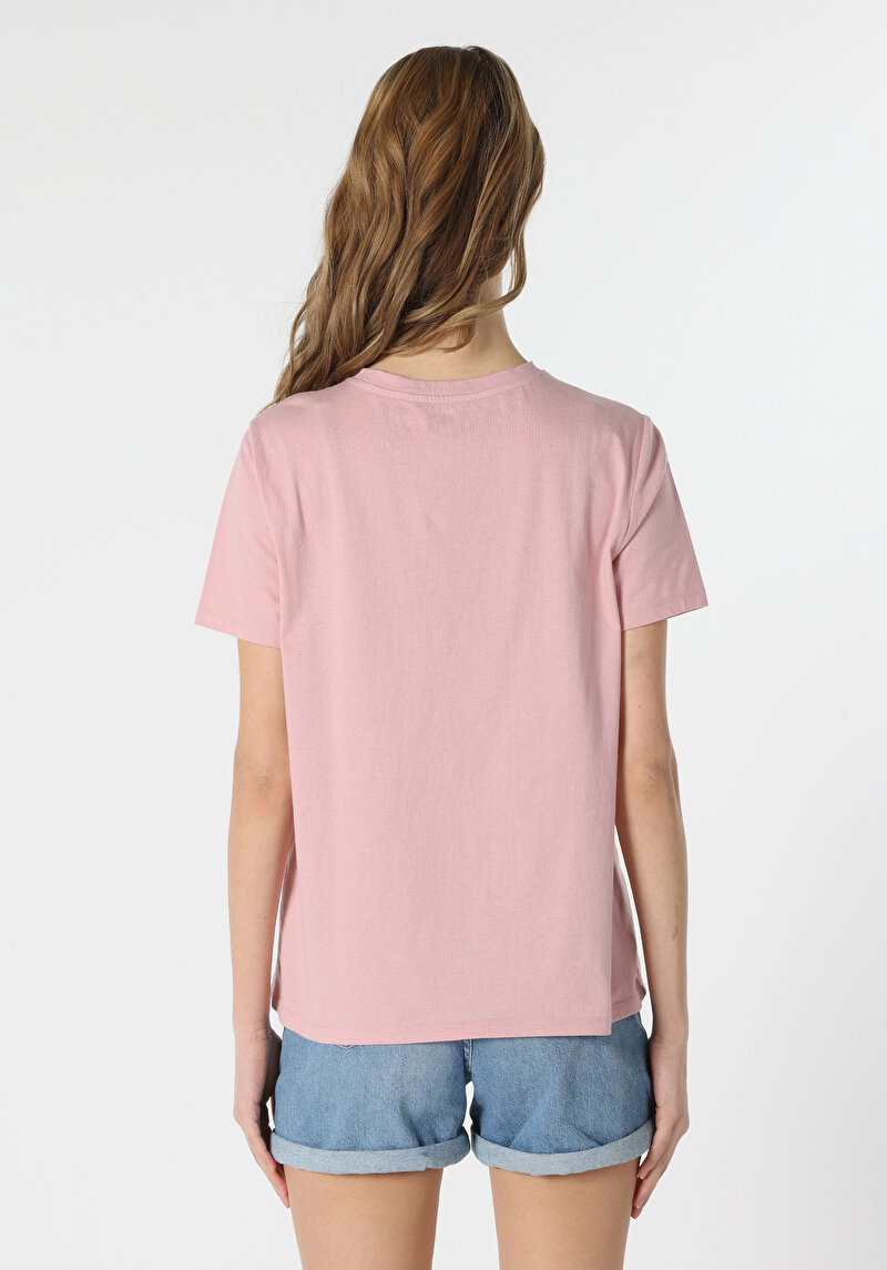 Показати інформацію про Футболка З Коротким Рукавом Жіноча Рожева  Cl1063377