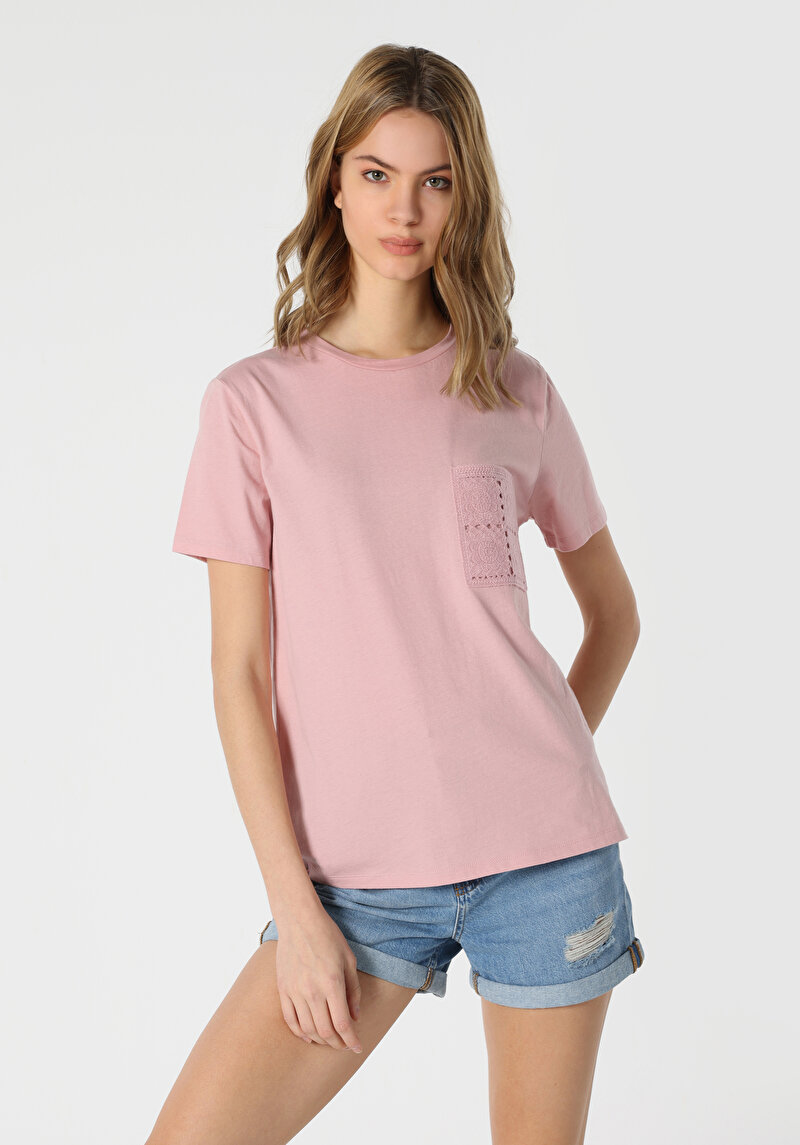 Показати інформацію про Футболка З Коротким Рукавом Жіноча Рожева  Cl1063377