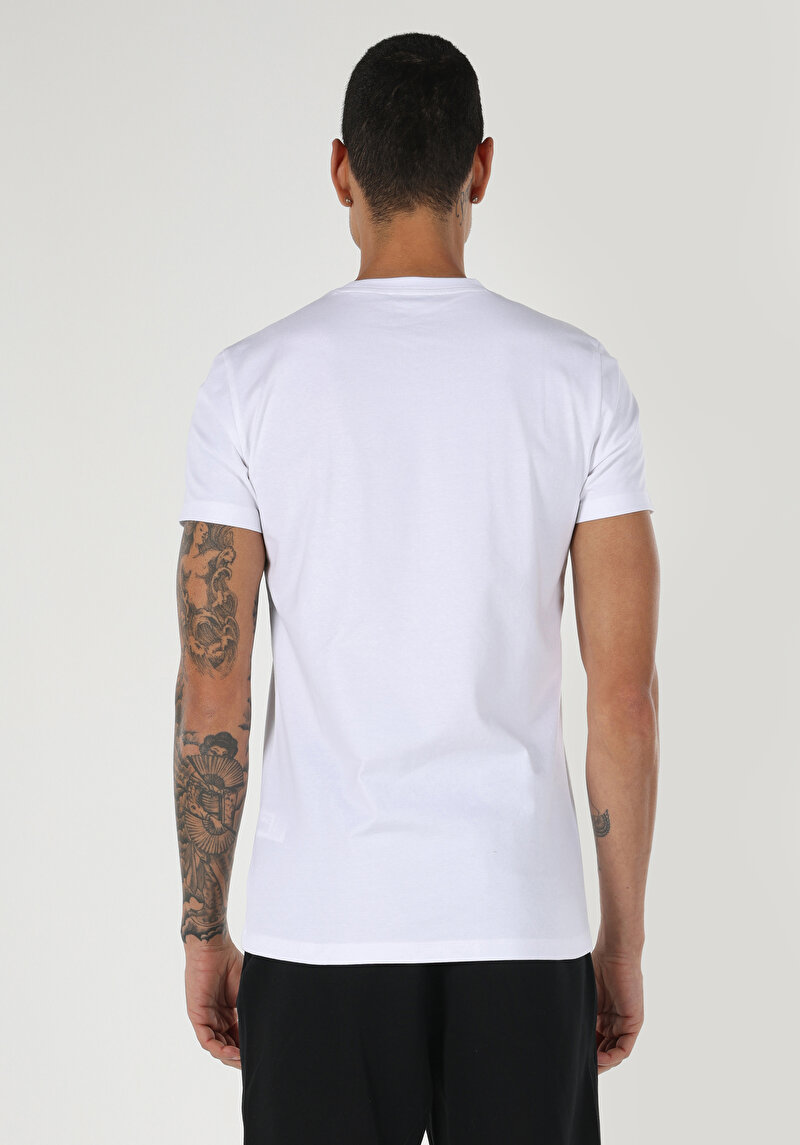 Зображення Футболка З Коротким Рукавом Чоловіча Біла Cl1063396