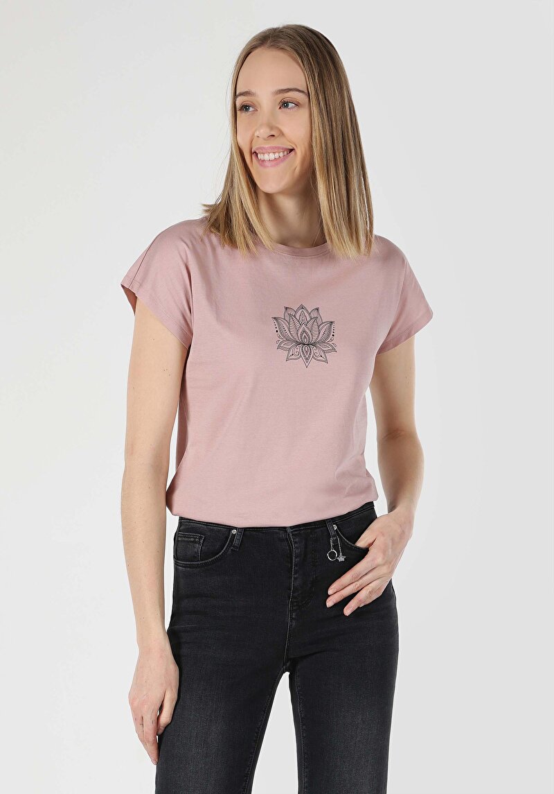 Зображення Футболка З Коротким Рукавом Жіноча Рожева  Cl1063442