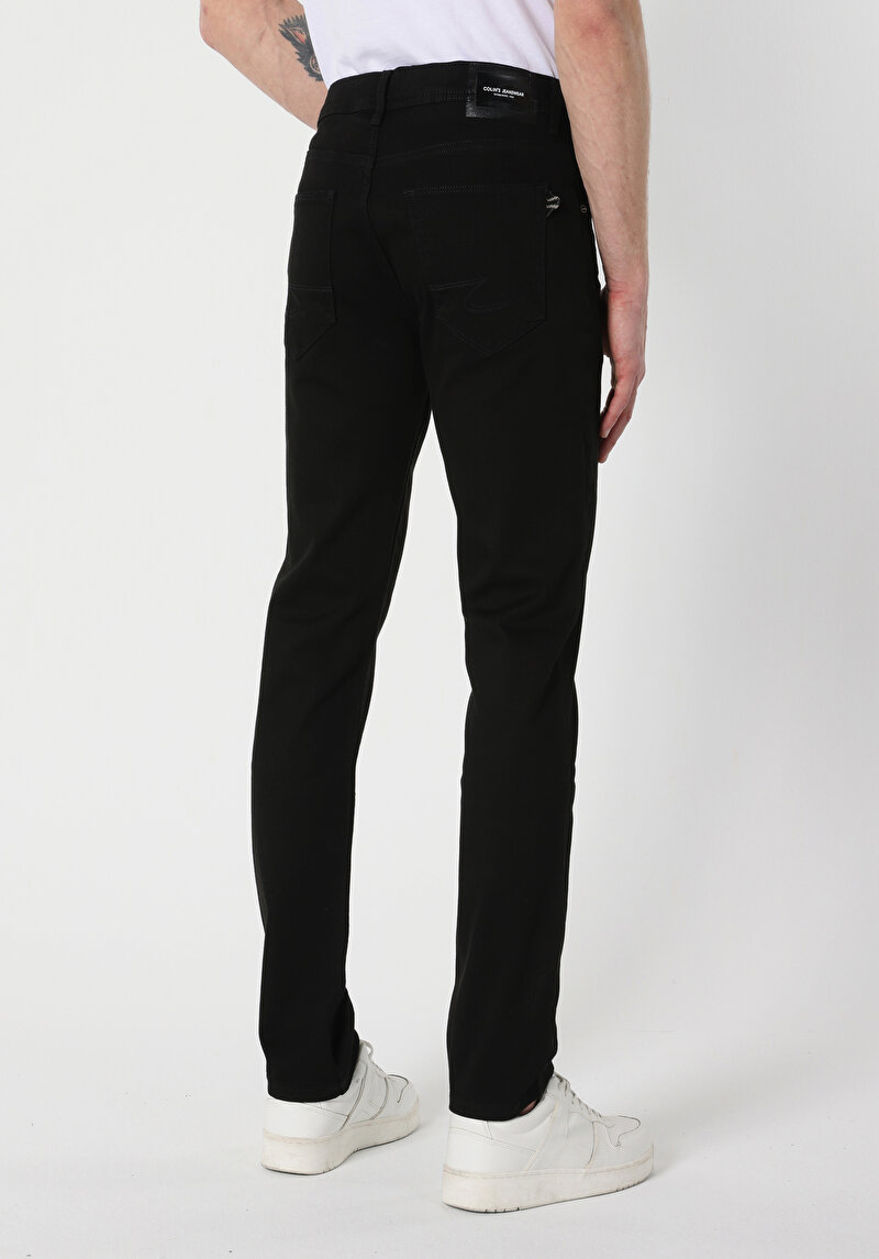 Показати інформацію про 044 Karl Джинси Чоловічі Чорні Прямого Крою Cl1064328