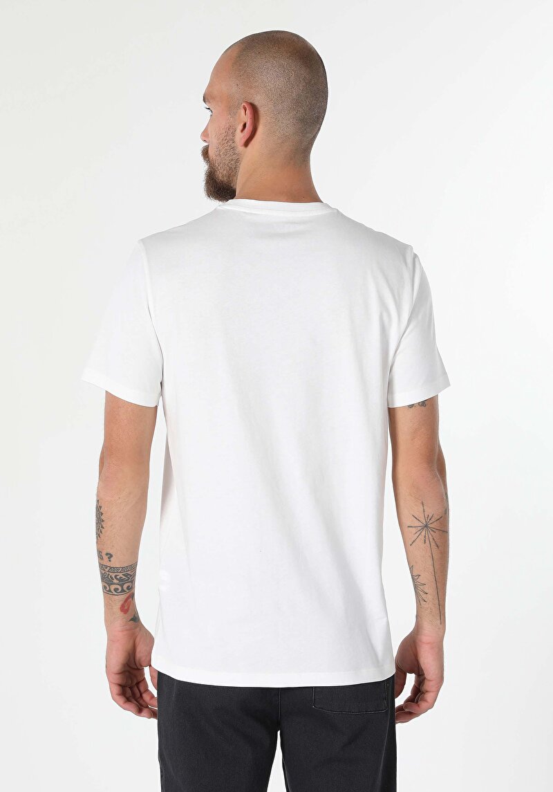 Показати інформацію про Футболка З Коротким Рукавом Чоловіча Біла  Cl1062500