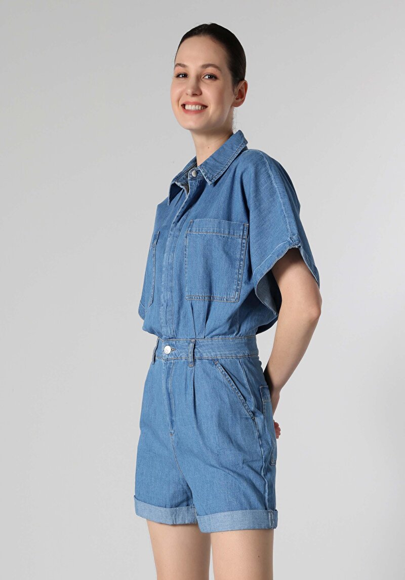 Показати інформацію про Комбінезон Жіночий Блакитний  Cl1063520