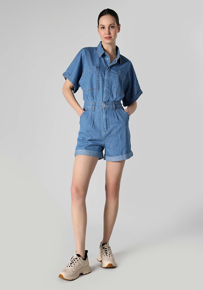 Показати інформацію про Комбінезон Жіночий Блакитний  Cl1063520