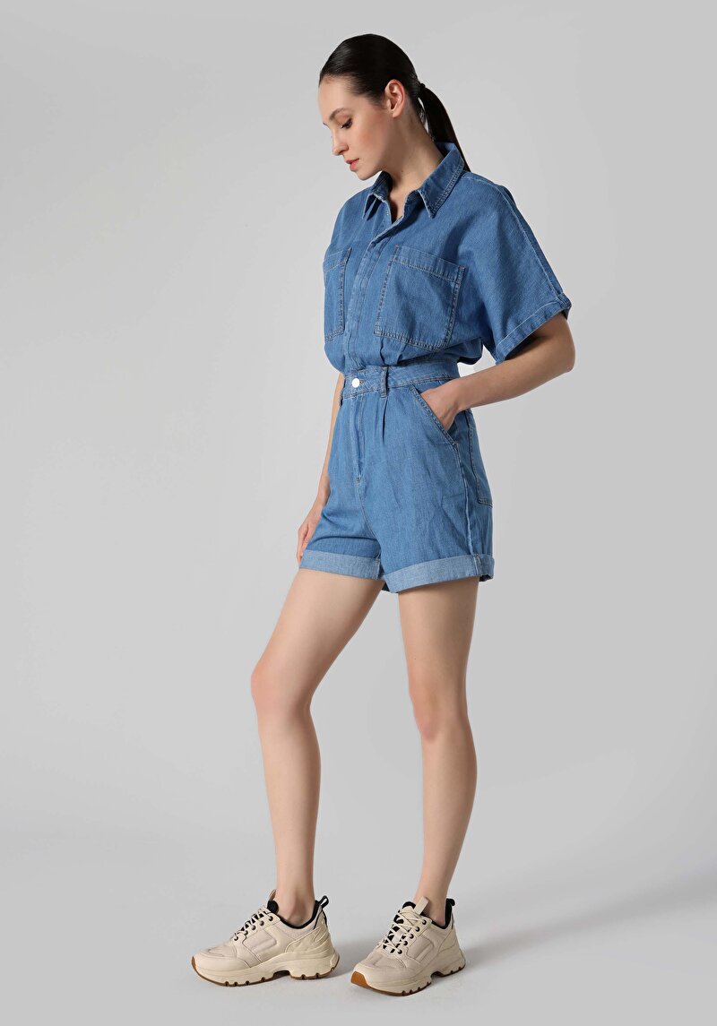 Показати інформацію про Комбінезон Жіночий Блакитний  Cl1063520