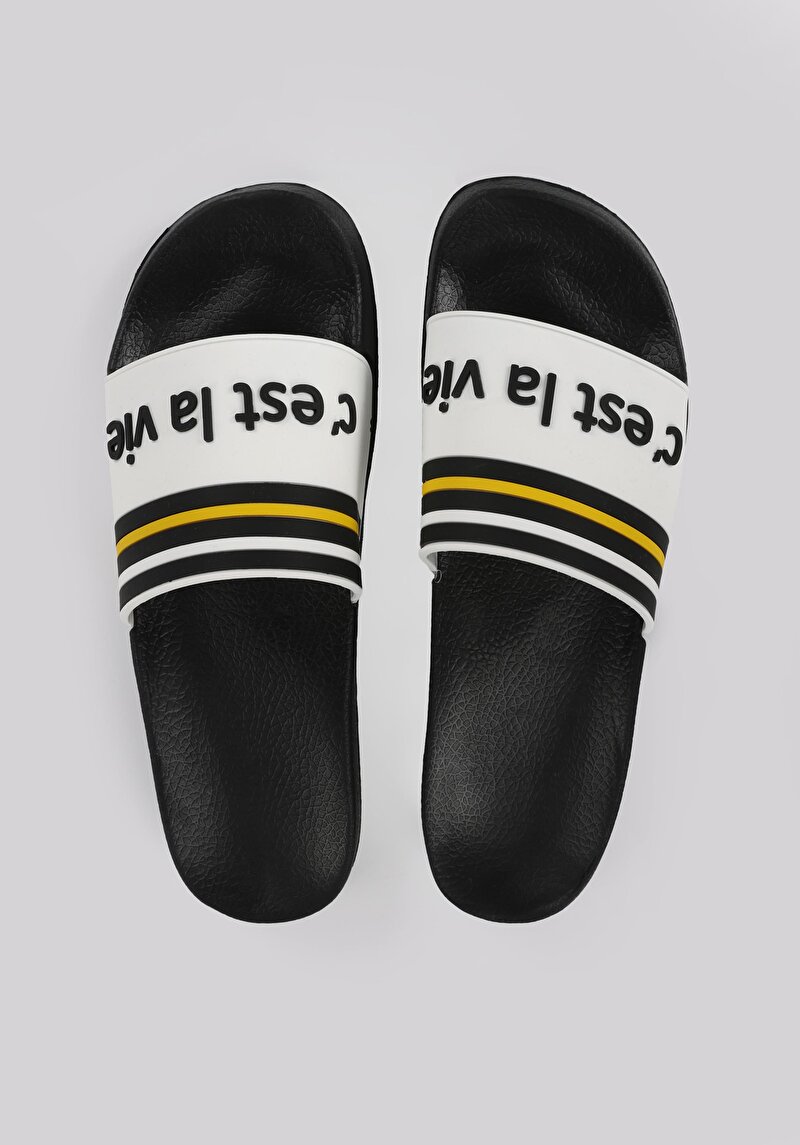 Зображення Шльопанці Чоловічі Білі  Cl1064276