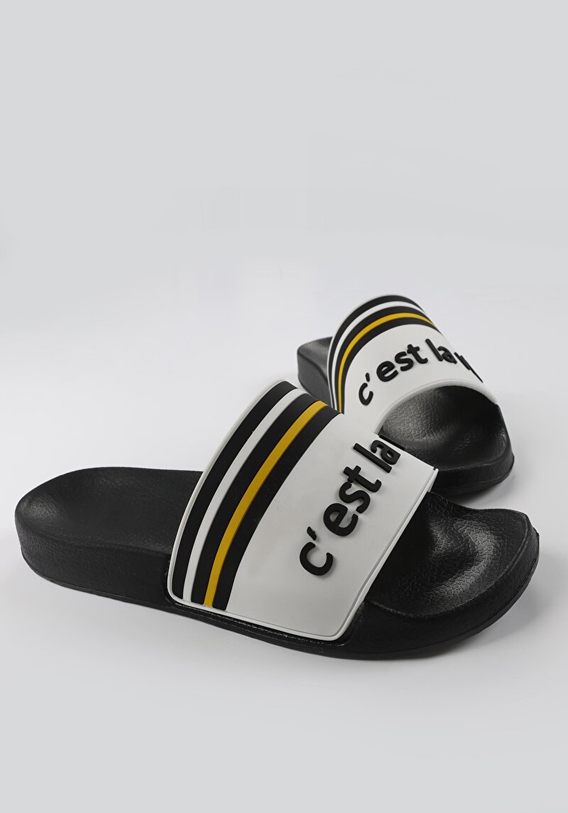 Показати інформацію про Шльопанці Чоловічі Білі  Cl1064276