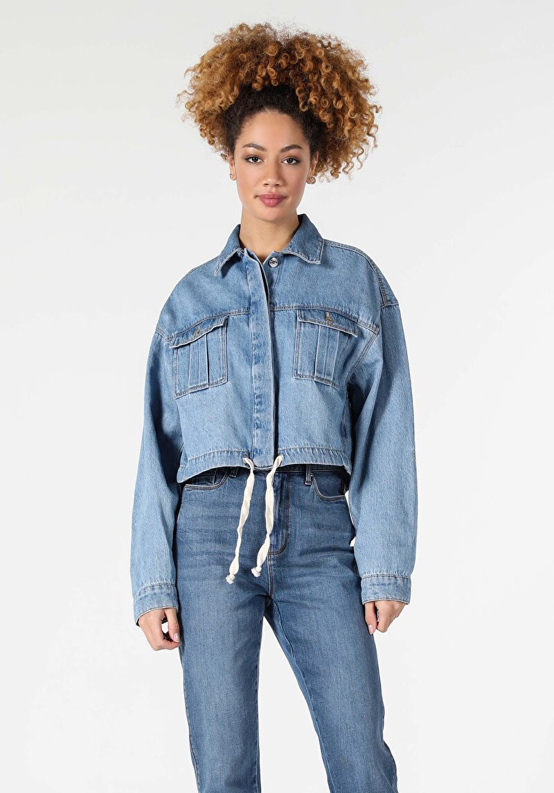 Показати інформацію про Піджак Жіночий Блакитний  Cl1058310