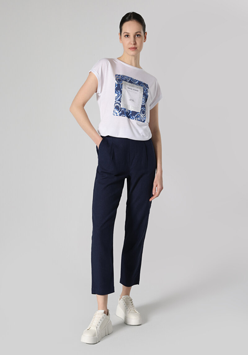 Показати інформацію про Футболка З Коротким Рукавом Жіноча Біла  Cl1061942