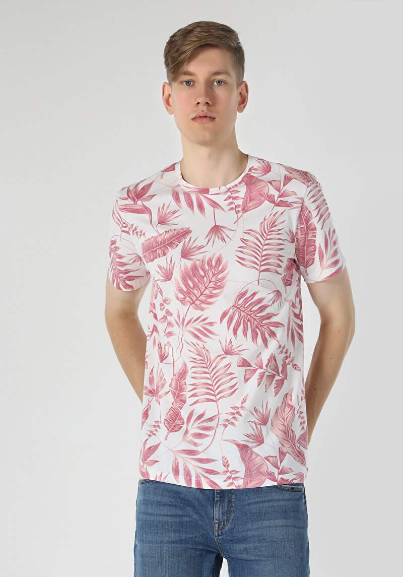 Показати інформацію про Футболка З Коротким Рукавом Чоловіча Біла  Cl1063114