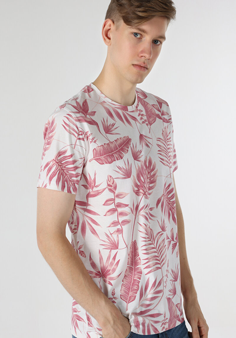 Показати інформацію про Футболка З Коротким Рукавом Чоловіча Біла  Cl1063114