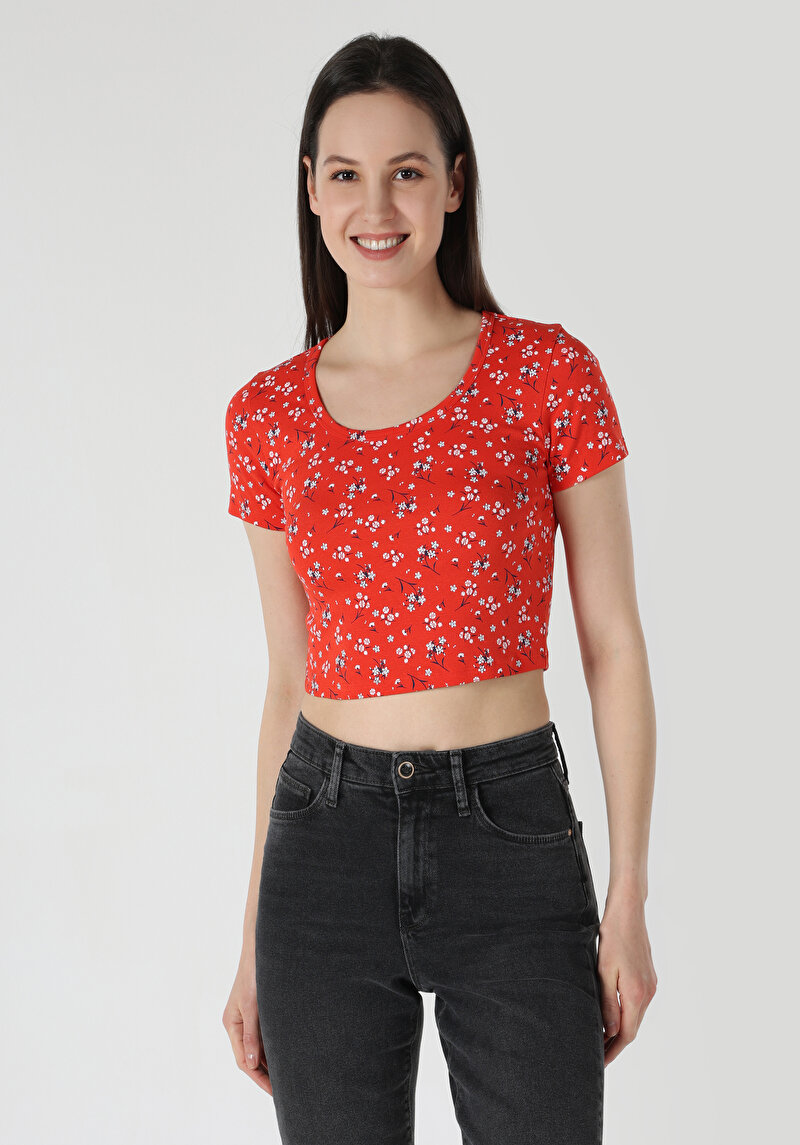 Зображення Футболка З Коротким Рукавом Жіноча Червона Cl1063447