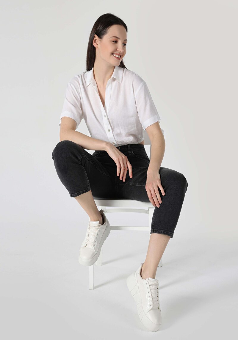 Зображення Сорочка З Коротким Рукавом Жіноча Біла  Cl1063853