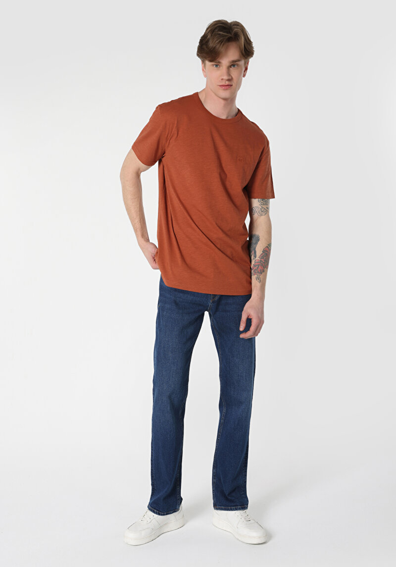 Показати інформацію про Футболка З Коротким Рукавом Чоловіча Помаранчева  Cl1062941