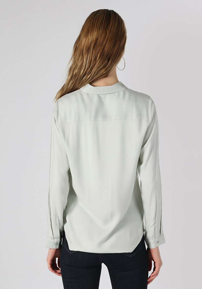 Показати інформацію про Сорочка З Довгим Рукавом Жіноча Зелена  Cl1048443