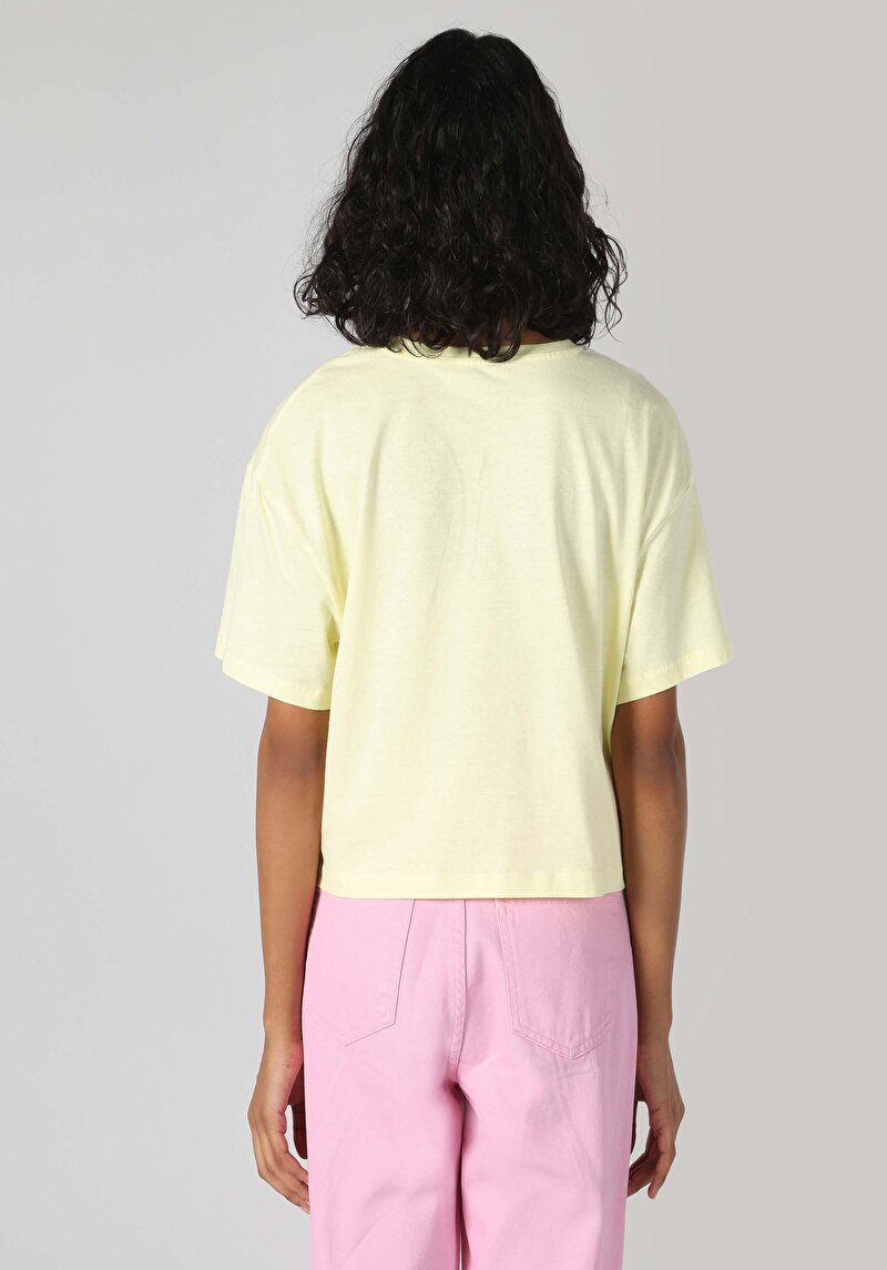 Показати інформацію про Футболка З Коротким Рукавом Жіноча Жовта  Cl1063436