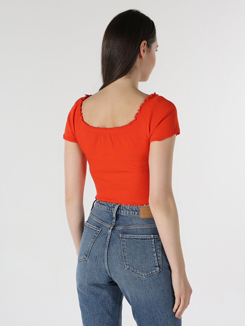 Показати інформацію про Футболка З Коротким Рукавом Жіноча Червона  Cl1062519