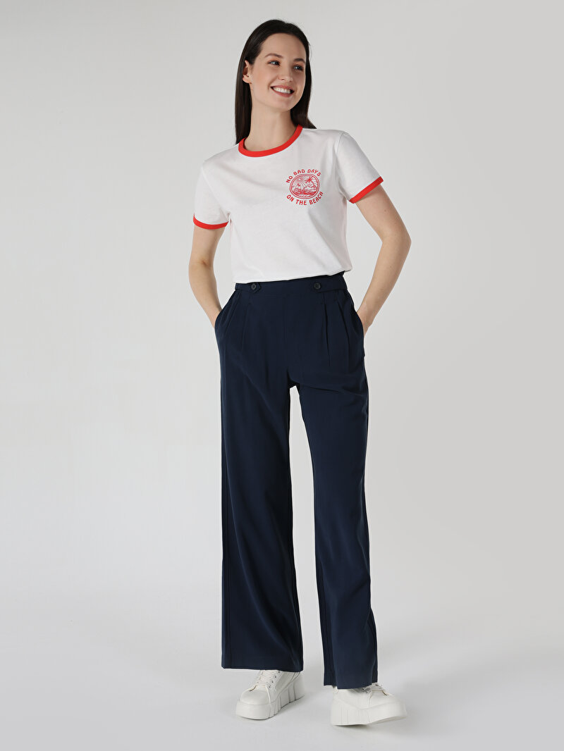 Показати інформацію про Футболка З Коротким Рукавом Жіноча Біла  Cl1063300