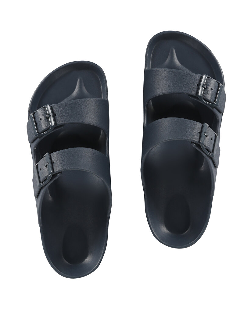 Показати інформацію про Шльопанці Чоловічі Сірі  Cl1054255