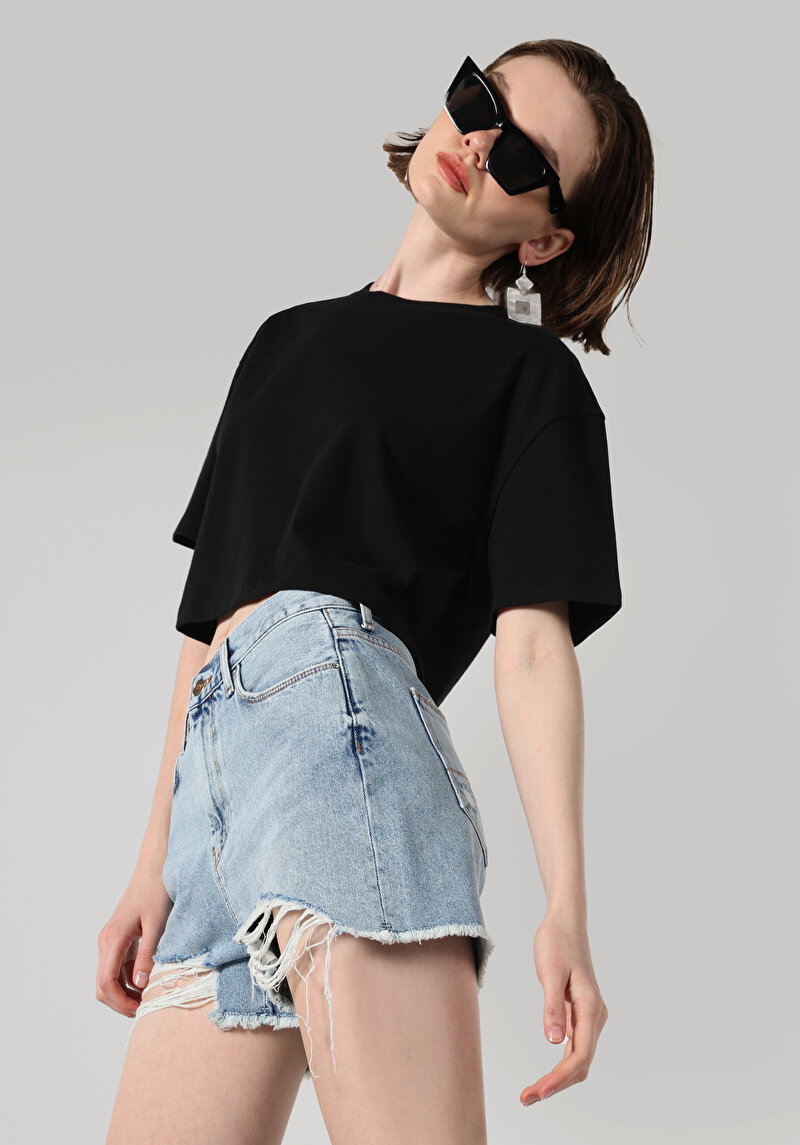 Зображення Футболка З Коротким Рукавом Жіноча Чорна  Cl1063420