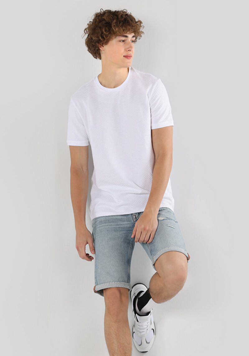 Зображення Футболка З Коротким Рукавом Чоловіча Біла  Cl1057063