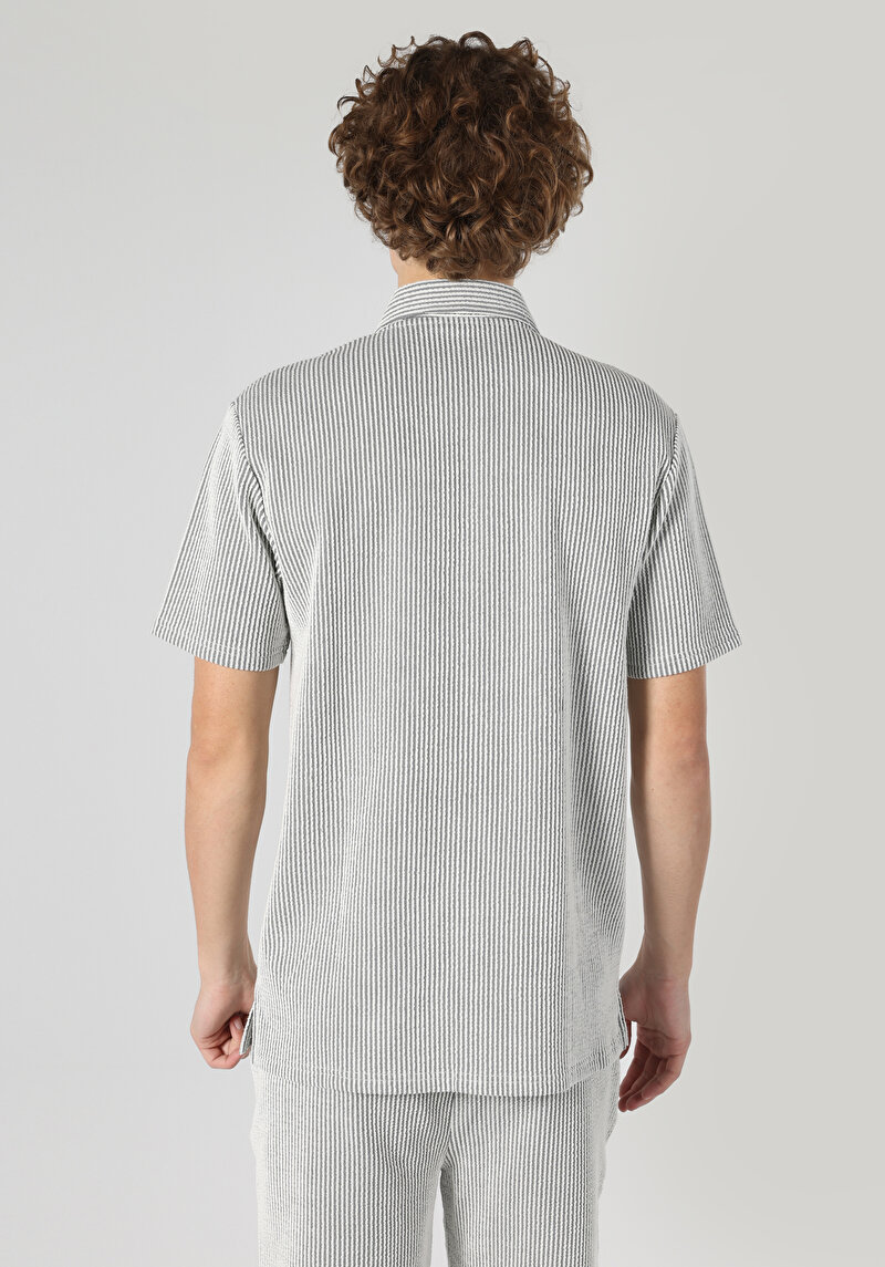 Показати інформацію про Поло З Коротким Рукавом Чоловіче Сіре  Cl1062789