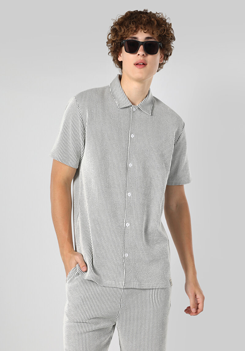 Показати інформацію про Поло З Коротким Рукавом Чоловіче Сіре  Cl1062789