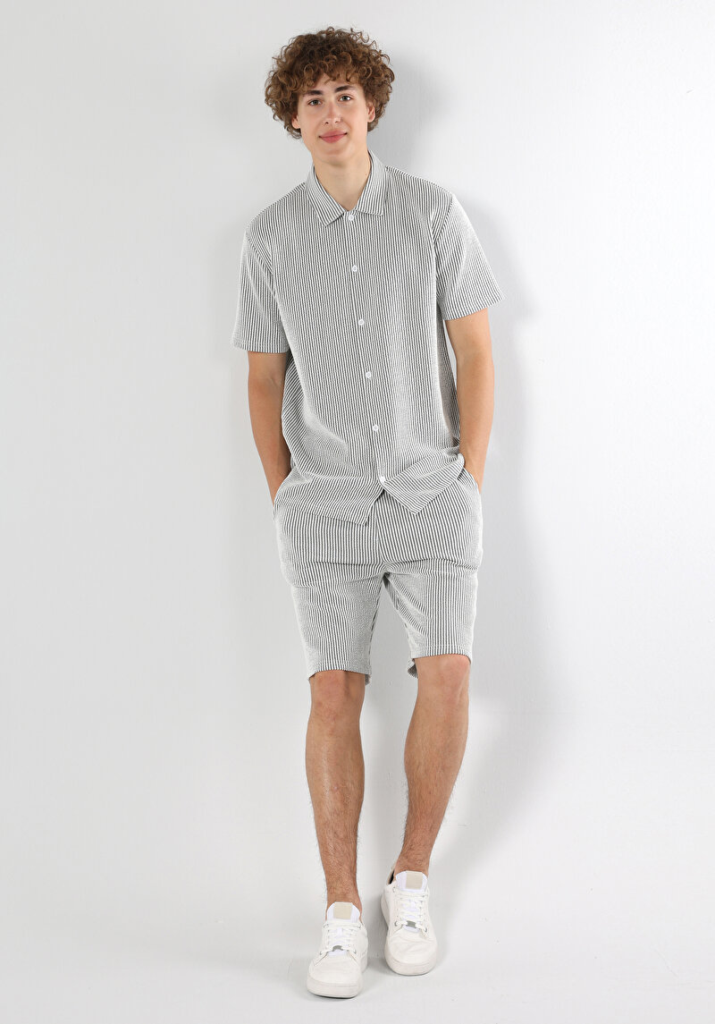 Показати інформацію про Поло З Коротким Рукавом Чоловіче Сіре  Cl1062789