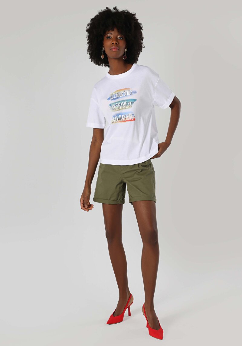 Зображення Футболка З Коротким Рукавом Жіноча Біла  Cl1064046