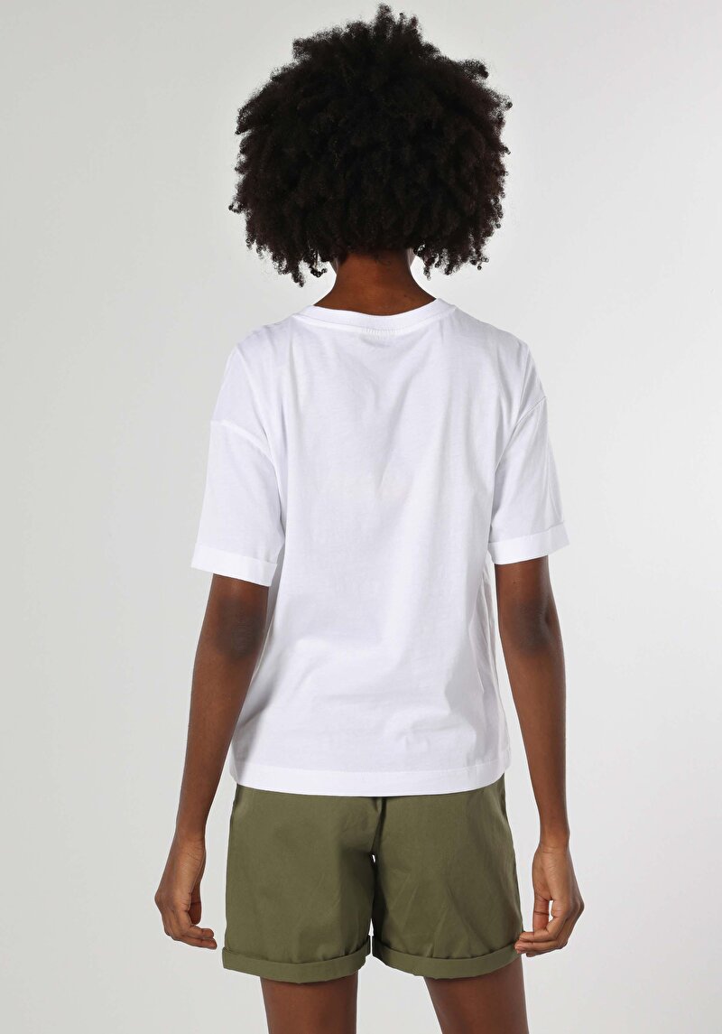 Показати інформацію про Футболка З Коротким Рукавом Жіноча Біла  Cl1064046