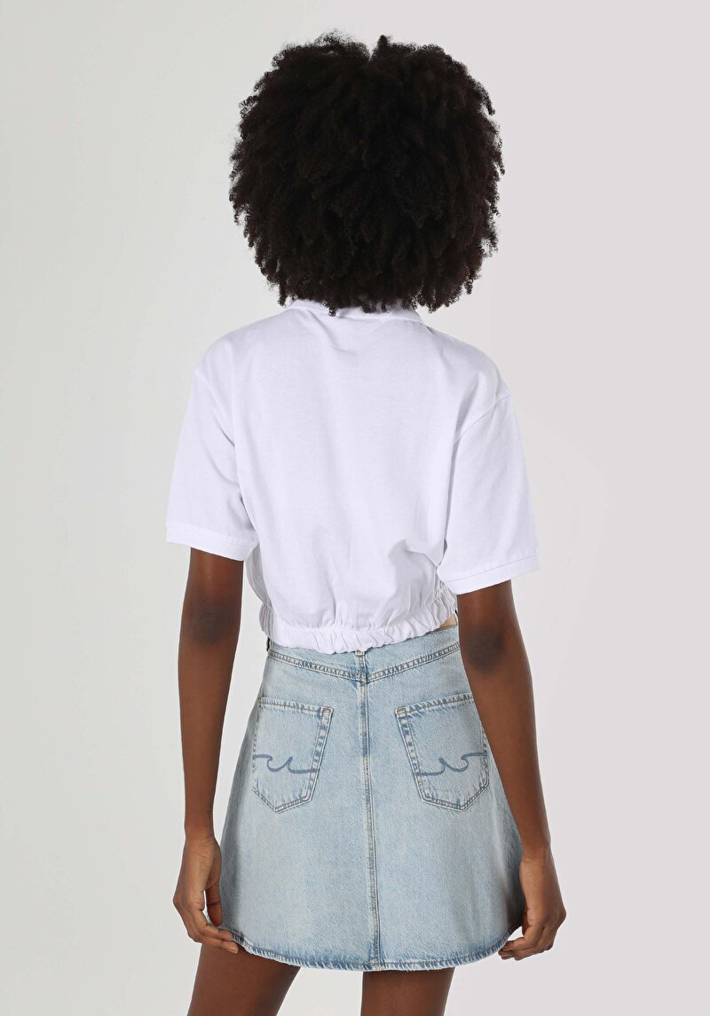 Показати інформацію про Футболка З Коротким Рукавом Жіноча Біла  Cl1064048