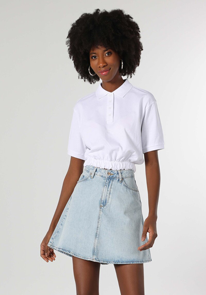 Показати інформацію про Футболка З Коротким Рукавом Жіноча Біла  Cl1064048