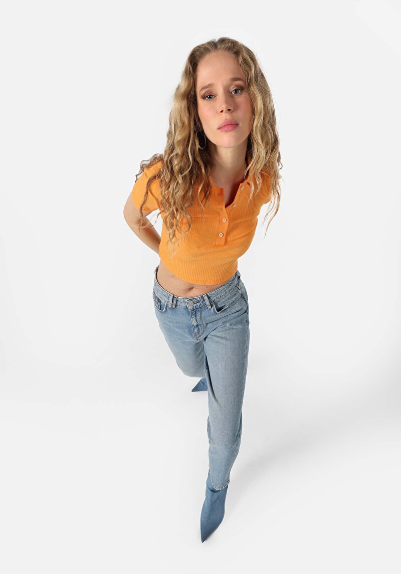 Показати інформацію про Футболка З Коротким Рукавом Жіноча Помаранчева  Cl1064043