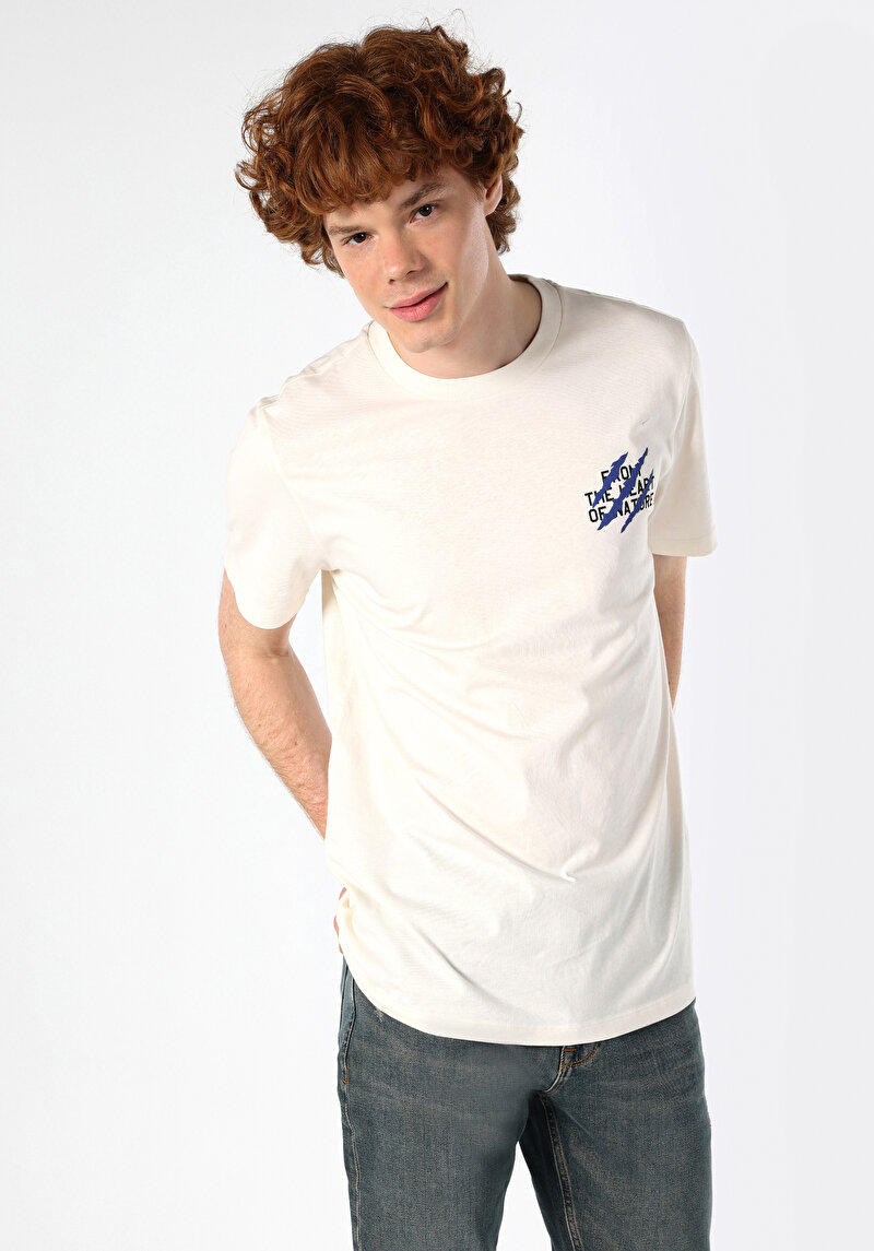 Показати інформацію про Футболка З Коротким Рукавом Чоловіча Біла  Cl1062838