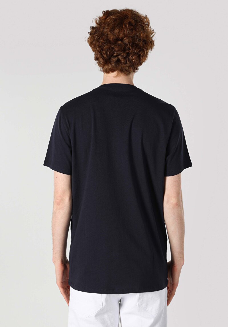 Показати інформацію про Футболка З Коротким Рукавом Чоловіча Синя  Cl1064347