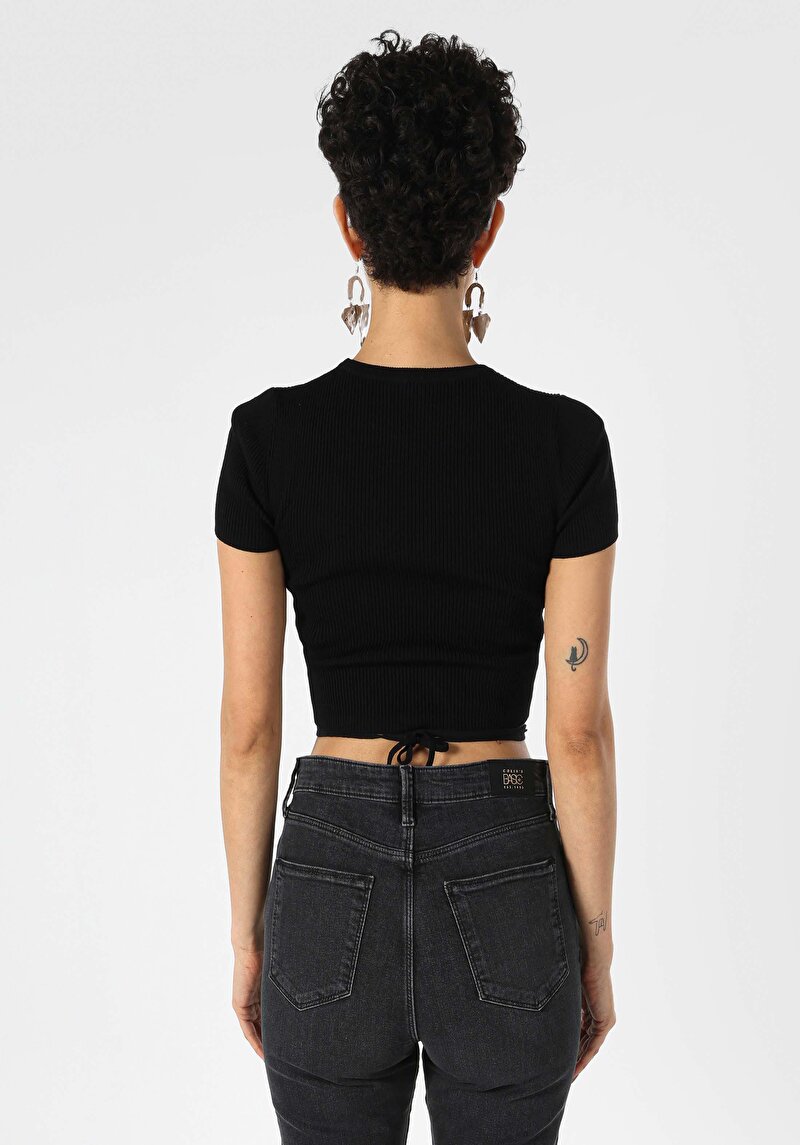 Показати інформацію про Футболка З Коротким Рукавом Жіноча Чорна  Cl1064054