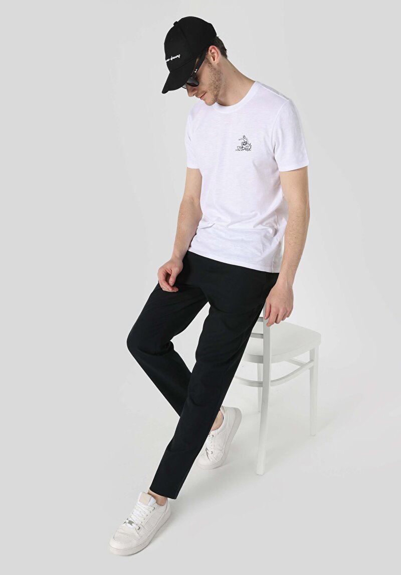 Зображення Футболка З Коротким Рукавом Чоловіча Біла  Cl1062740