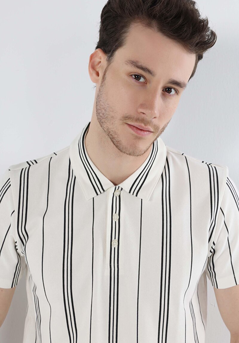 Зображення Поло З Коротким Рукавом Чоловіче Біле  Cl1064346