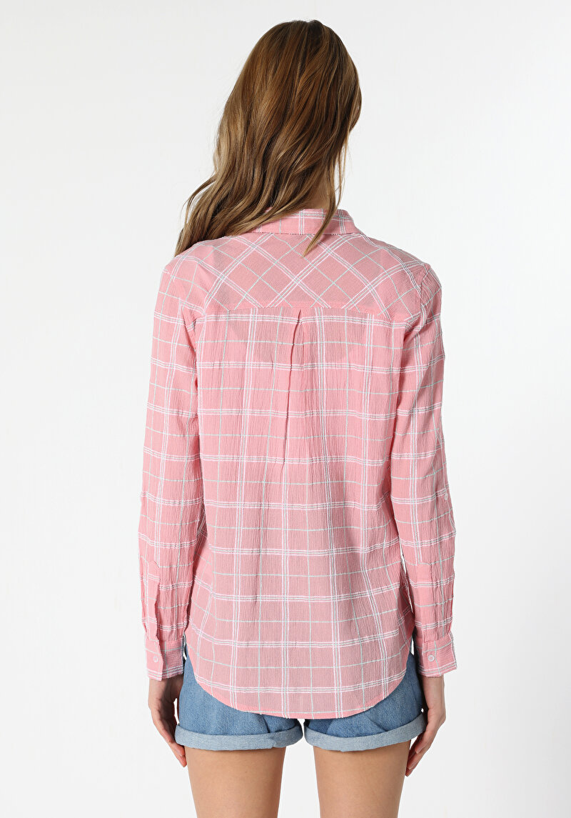 Показати інформацію про Сорочка З Довгим Рукавом Жіноча Рожева  Cl1063172