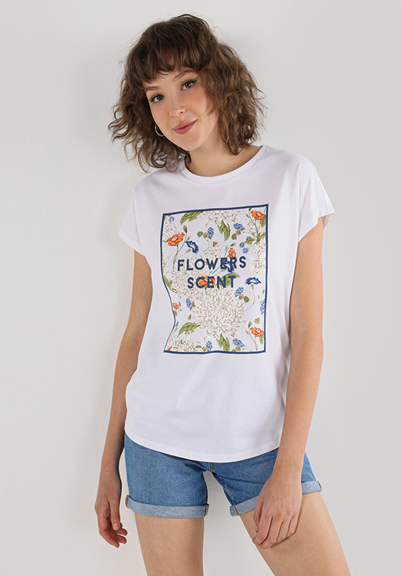 Зображення Футболка З Коротким Рукавом Жіноча Біла  Cl1063305