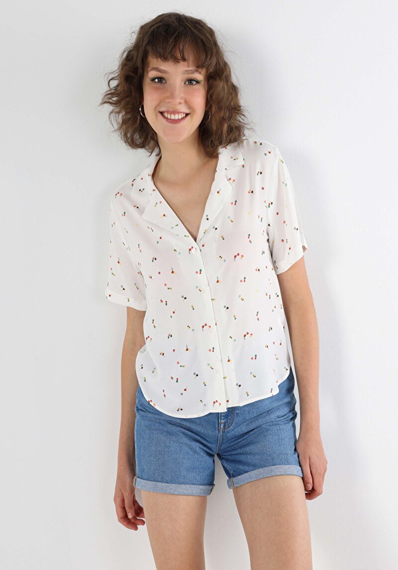 Зображення Сорочка З Коротким Рукавом Жіноча Мультіколор Cl1063871